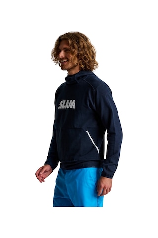 Slam Slam Graphic Hoodie Erkek Mavi Sweatshirt W13 Lacivert