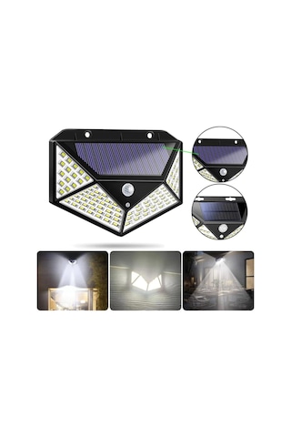 Güneş Enerjili Hareket Sensörlü Bahçe Garaj Ev Aydınlatma Lambası (548548105) Diğer