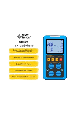 Smart Sensor St8904 Çoklu Gaz Ölçüm Cihazı