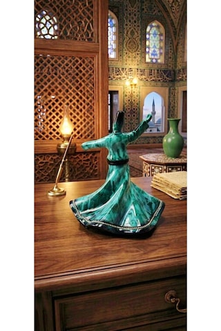 Seramik Semazen Biblo Yeşil 22 Cm
