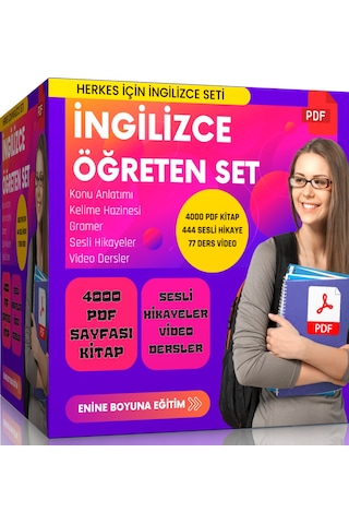 İngilizce Öğreten Set Dijital Eğitim Seti