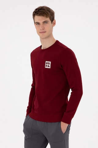 U.S. Polo Assn. Erkek Regular Fit Bisiklet Yaka Bordo Sweatshirt 50293456-VR014