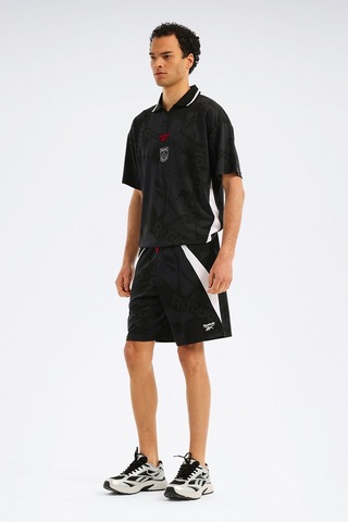 Reebok Street Sport Ftbl Shorts Siyah Erkek Şort 000000000102352844 Siyah-beyaz