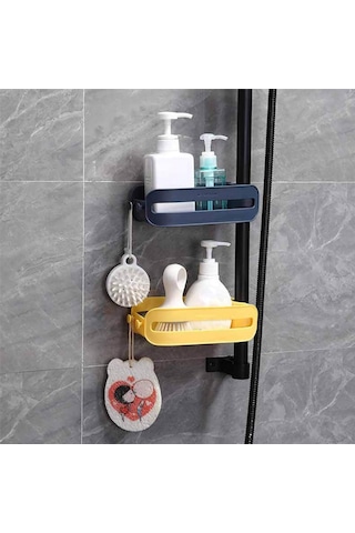 Şampuanlık Sabunluk Süngerlik Banyo Mutfak Düzenleyici Askılı Ayarlanabilir Vakumlu Organizer Diğer