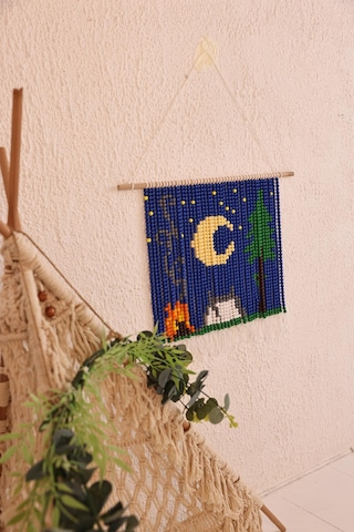 Fiskos.tr Kamp Ateşi Boncuk Tablo Kendin Yap Kit