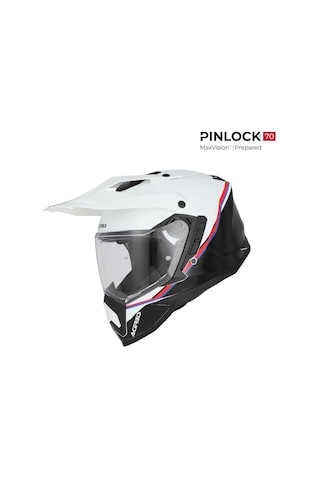 Acerbis Assault Graphıc 22-06 Kask Siyah Beyaz Siyah - Beyaz