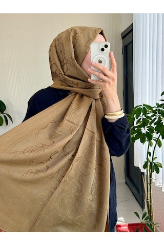 Noura Scarf Diamond Maria Şal Balköpüğü Gold