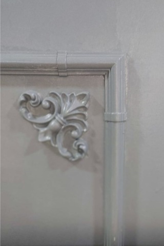 Kahve Eskitme 3 Cm'lik Çıta Uyumlu L Köşe