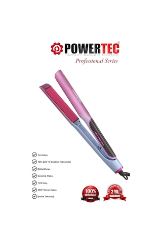 Powertec TR-2830 Seramik Iontech Saç Düzleştirici