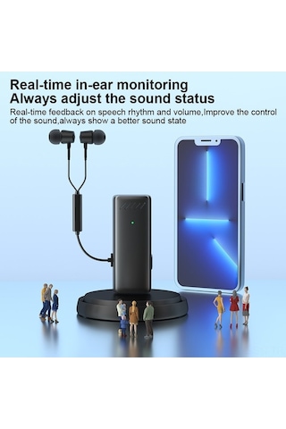 Didadodo Springsun Mini Lavalier Mikrofon - Type-c, Gürültü Azaltmalı, Canlı Yayın İçin Youtube Uygun