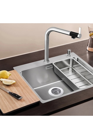 Mutfak Su Lavabo Filtresi Örgü Süzgeç Paslanmaz Çelik 7.5 Cm Çap Çok Renkli