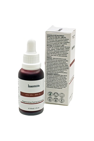 İsemlife Aha 10% + BHA 2% Cilt Yenileme Serum 30 ML