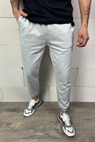 BsbSpor Erkek Bol Eşofman Altı Oversize Jogger Gri