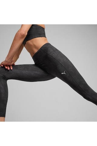 Puma Studio Hw 7/8 Aop Tight Kadın Tayt-siyah