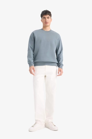 Defacto Relax Fit Bisiklet Yaka Kalın İçi Yumuşak Tüylü Basic Düz Sweatshirt T5139az25augn846 Yeşil