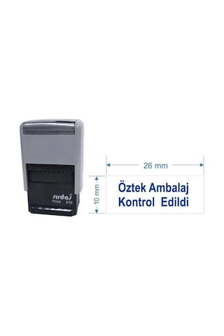 Sırdaş 910 Kişiye Özel İsim Ve Ünvan Kaşesi Mavi Keçe Çoklu Renkli