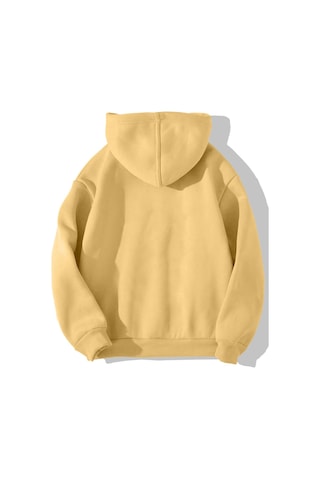 Brz Kids Unisex Çocuk Basic Hoodie Limon Sarısı Sarı