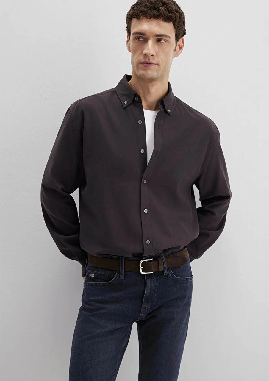 Mavi Loose Fit Kahverengi Erkek Gömlek M0211751-91404 Kahverengi
