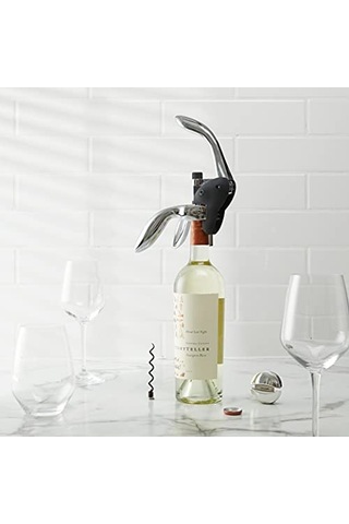 Tirbuşon Yatay Kollu Tirbuşon Şarap Açacağı Şişe Açacağı Siyah 66514606 Diğer