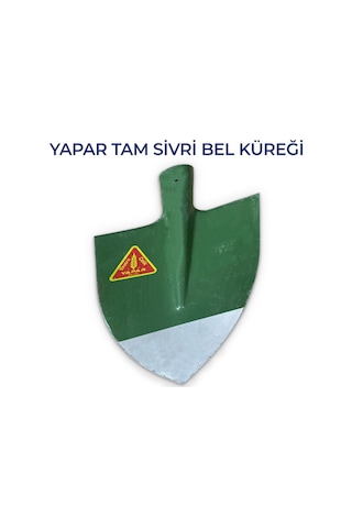Ultra Çelik Az Sivri Bel Küreği 36 Cm 21 Cm Geniş Sap Hariç Kolay Kullanım Uzun Ömürlü