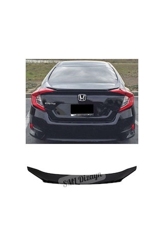 Honda Civic Fc5 Bagaj Üstü Parlak Siyah Spoiler-spoyler