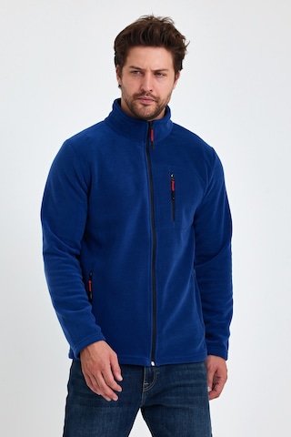 Monox Erkek Outdoor Fermuarlı Polar Ceket 001 Saks