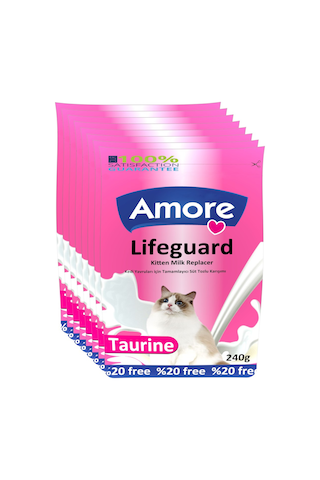 Yavru Kedi Süt Tozu 8x240g LifeGuard Kitten Milk Supplement