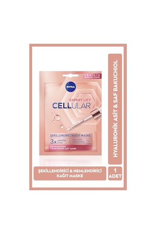 10 Dakika Kağıt Maske Hyaluron Cellular Filler Dolgunlaştırıcı 28 Gr