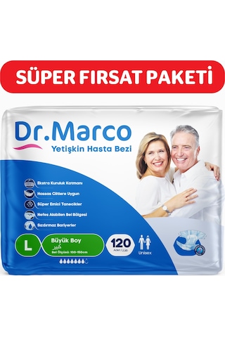 Dr. Marco Yetişkin Bel Bantlı Hasta Bezi L 120'li
