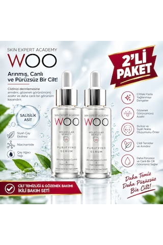 Woo Skin Expert Academy Purifing Serum 50 Ml X 2 Adet