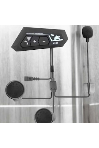 İnterkom Intercom Kask Kulaklık Bt22 Bluetooth Motosiklet Kulaklık 5.0 Bluetooth 60406365