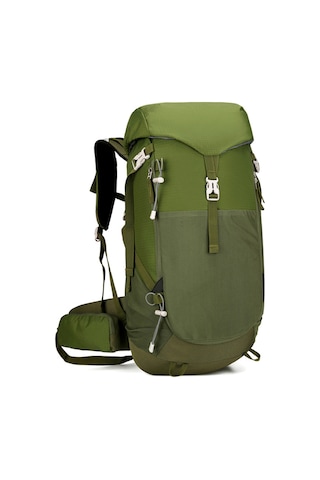 Lemestar Erkekler İçin Taşınabilir Çadır Ve Yürüyüş Sırt Çantası, Çok Bölmeli, Dayanıklı Nilon, 25kg Yük Taşıma Kapasitesi, Yeşil Yeşil