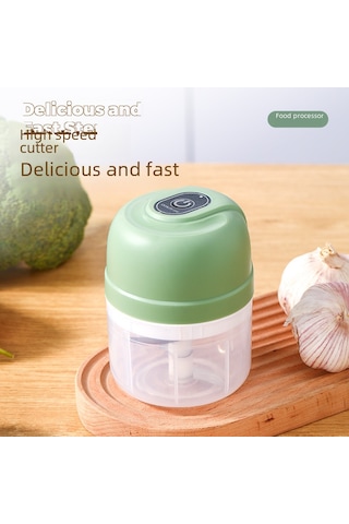 Dianziye Ev Elektrikli 100ml Beyaz Yeni Mini Blender: Sarımsak, Et Ve Bebek Yemeği Hamuru İçin Taşınabilir Mutfak Aleti Beyaz