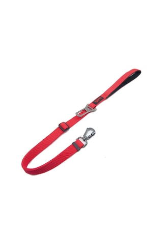 Travel Leash Araç Emniyet Tokası Kedi Köpek Gezdirme Sevk Kayışı Kırmızı S