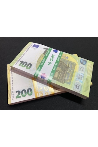 200 Adet Geçersiz 100 ve 200 Euro Düğün Para Dizi Film Tiktok ...