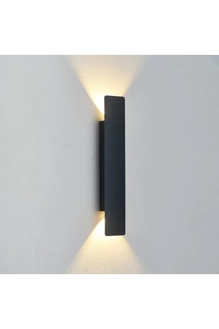 Liangmei Açık Su Geçirmez Duvar Lambaları Şerit Alüminyum Duvar Ahşap