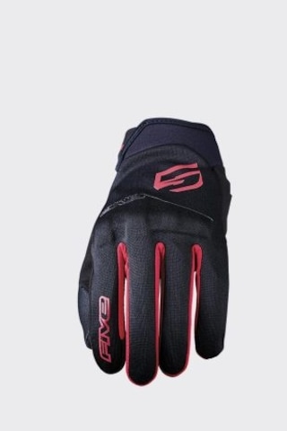 Five Gloves Globe Evo Motosiklet Eldiven Kırmızı - Siyah