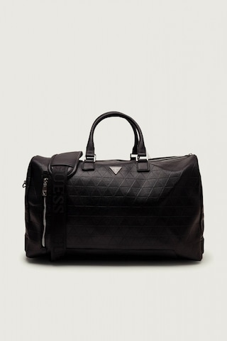 Guess Lüks Kadın Seyahat Çantası Erkek Siyah Valiz Tmtotep6134-bla