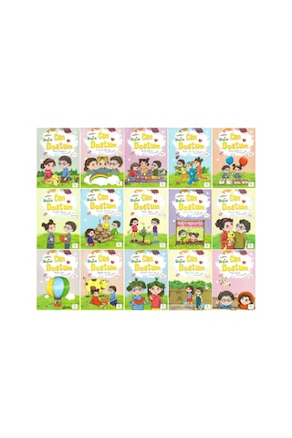 1. Sınıftan 2.sınıfa Geçenler İçin Harika 16 Kitap Gıcır Gıcır Türkçe+ Can Dostum Hikaye Seti