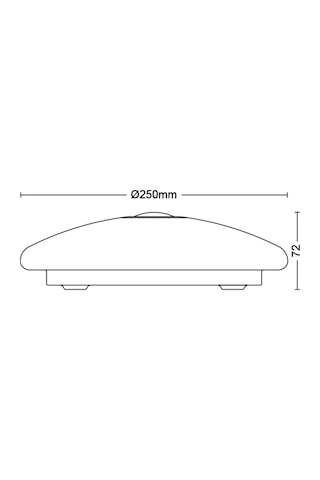 Philips Mauve Hareket Sensörlü Yuvarlak Tavan Lambası 6W 4000K Gün Işığı