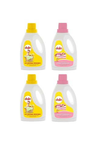 Sıvı Çamaşır Deterjanı 1500 Ml X2 Adet Bahar Ninnisi Yumuşatıcı 1500 Ml X2 Adet