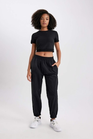 Defacto DeFactoFit Oversize Geniş Kalıp Beli Lastikli Paraşüt Jogger Eşofman Altı B9268AX23WNBK81 Siyah