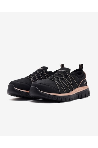 Skechers Graceful Kadın Siyah / Pembe Altin Günlük Ayakkabı 100888 Bkrg Siyah