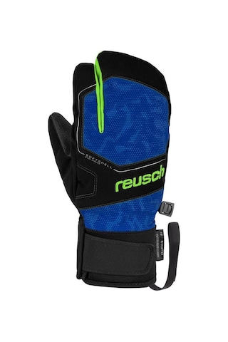 Reusch Torby R-Tex Xt Çocuk Üç Parmak Kayak Eldiveni Mavi/Yeşil