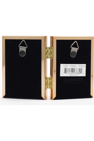 Lawrence Frames Klasik Boncuk Resim Çerçevesi, 2,5x3,5 Çift, Altın, 2 Adet Sku: Smg8690010227508
