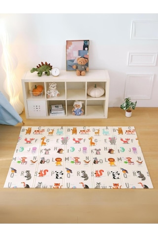 Animal Alphabet Katlanabilir Oyun Matı Oyun Halısı 150 x 180 x 1 CM