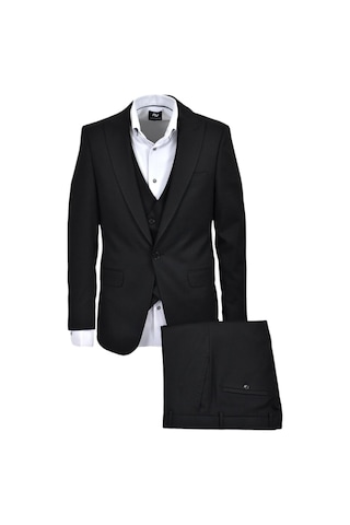 Erkek Siyah Silim Fit Takım Elbise Bgl-st03493 001