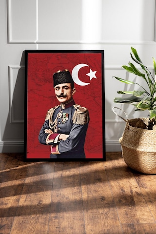 Enver Paşa Çerçeveli Tablo