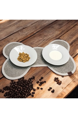 Mikopet Kedi Ve Köpek Mama Kabı Paspası