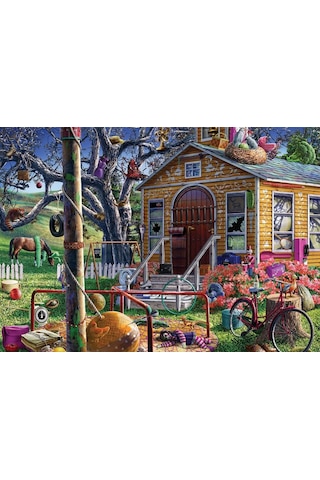 Ks Games Yalnız Ev 1000 Parça Puzzle - Adrian Chesterman